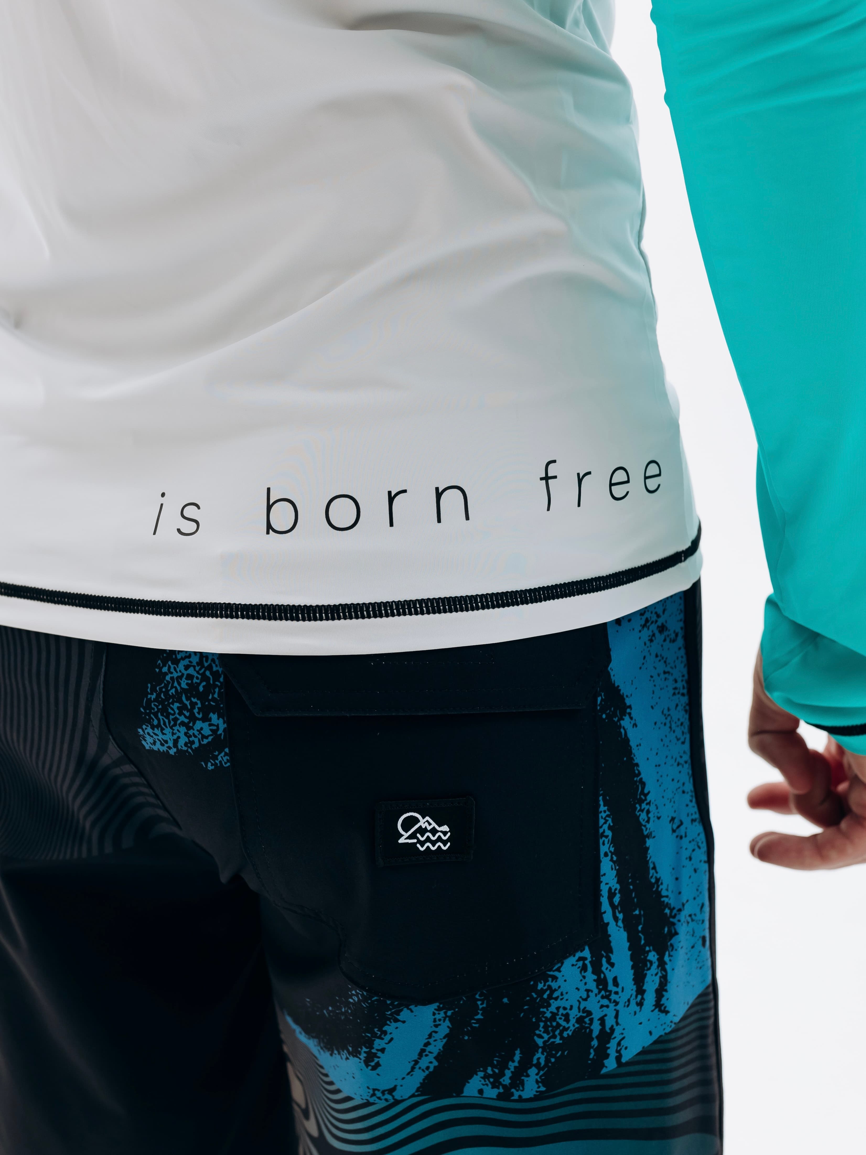 Гидромайка Long Sleeve бирюзовая