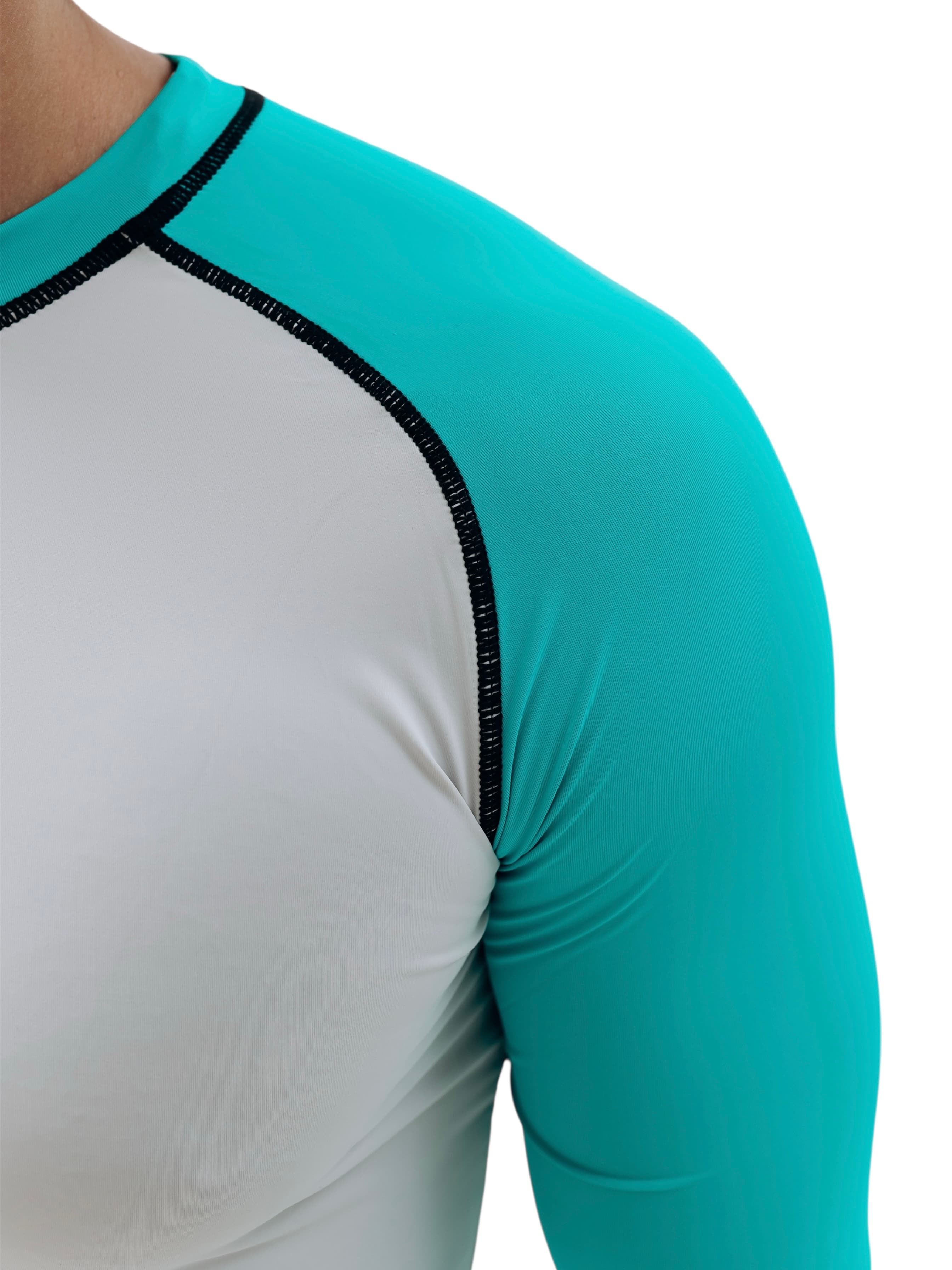 Гидромайка Long Sleeve бирюзовая