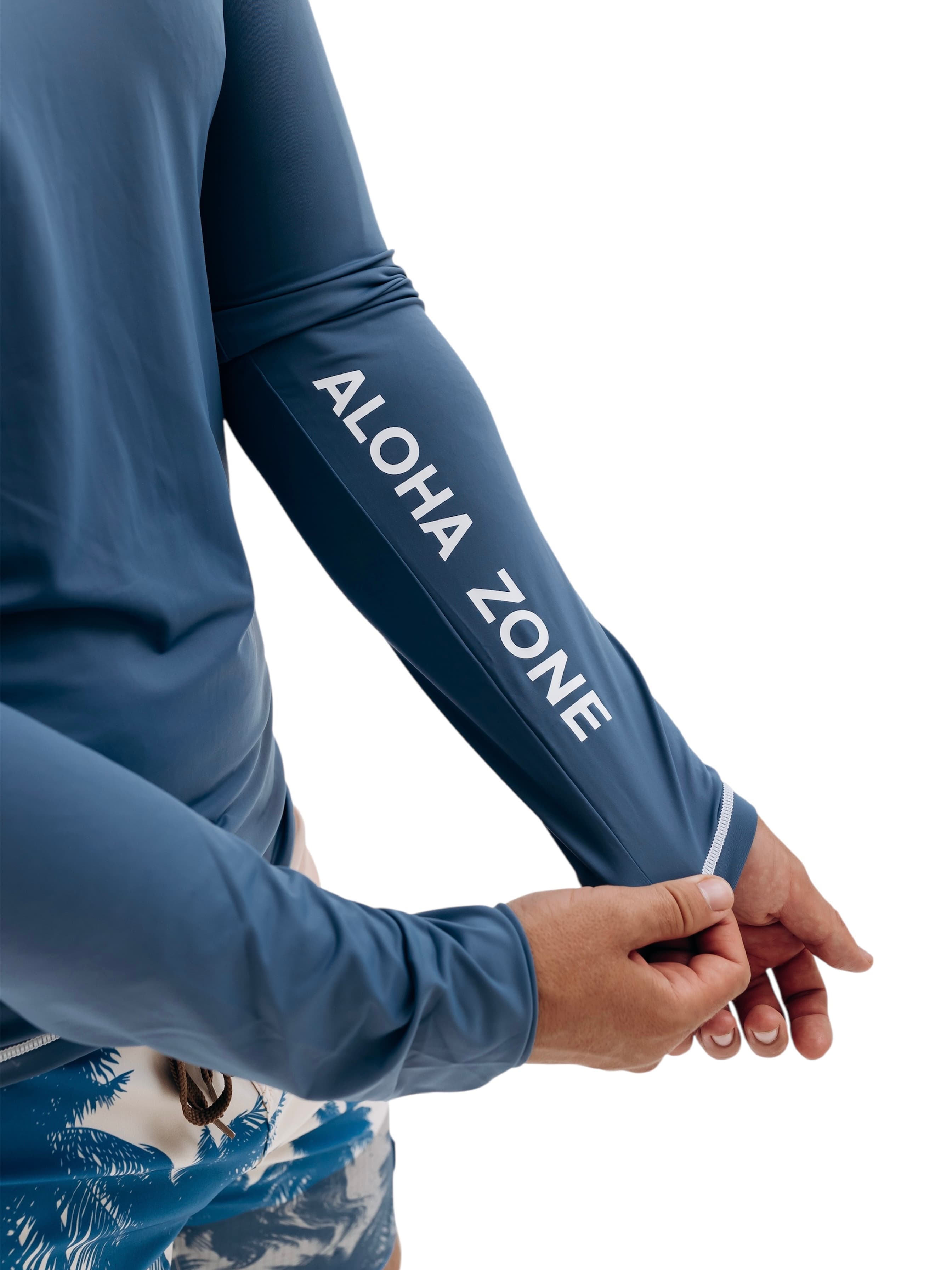 Гидромайка Long Sleeve синяя