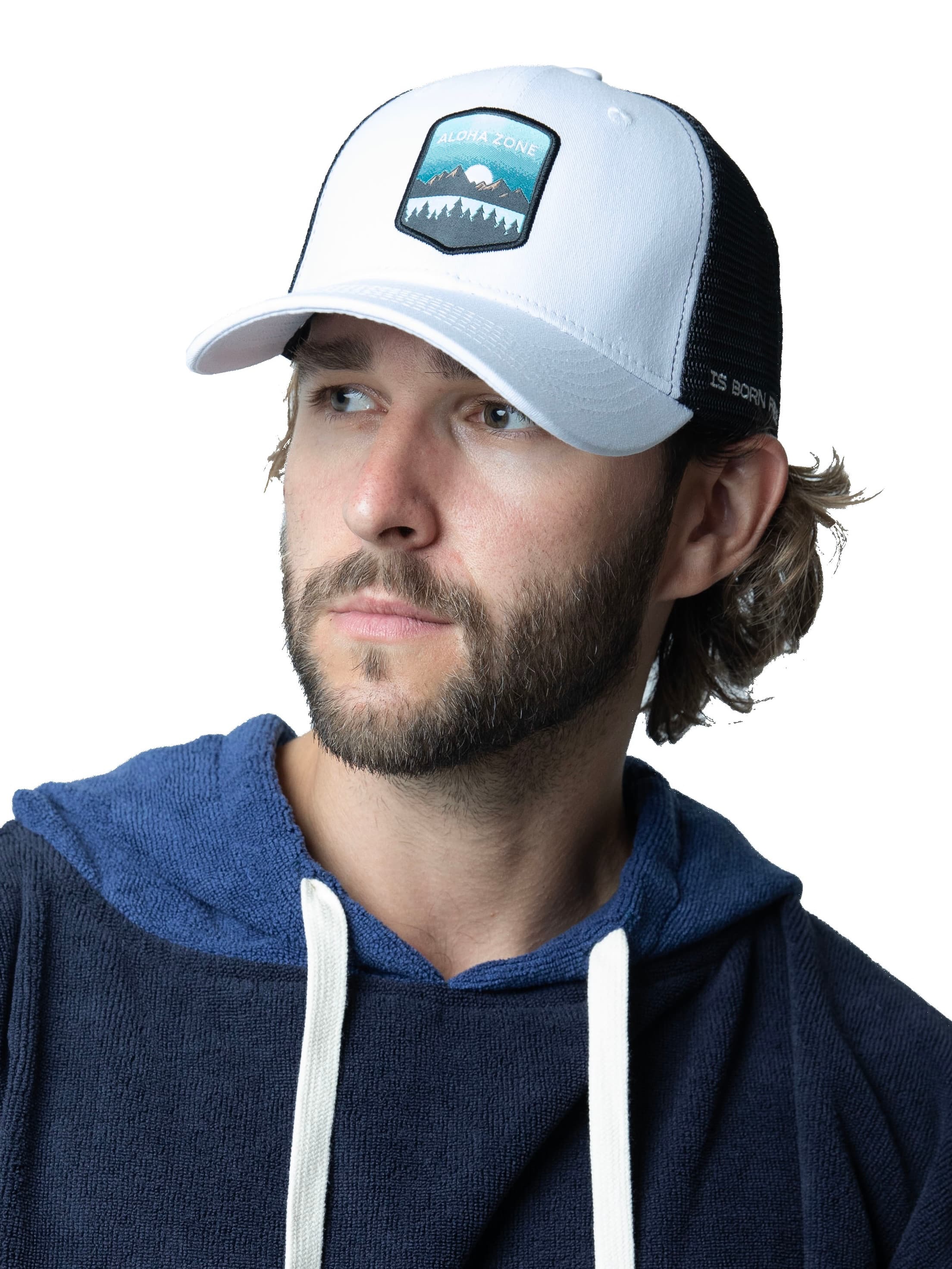 Белая бейсболка Trucker Cap