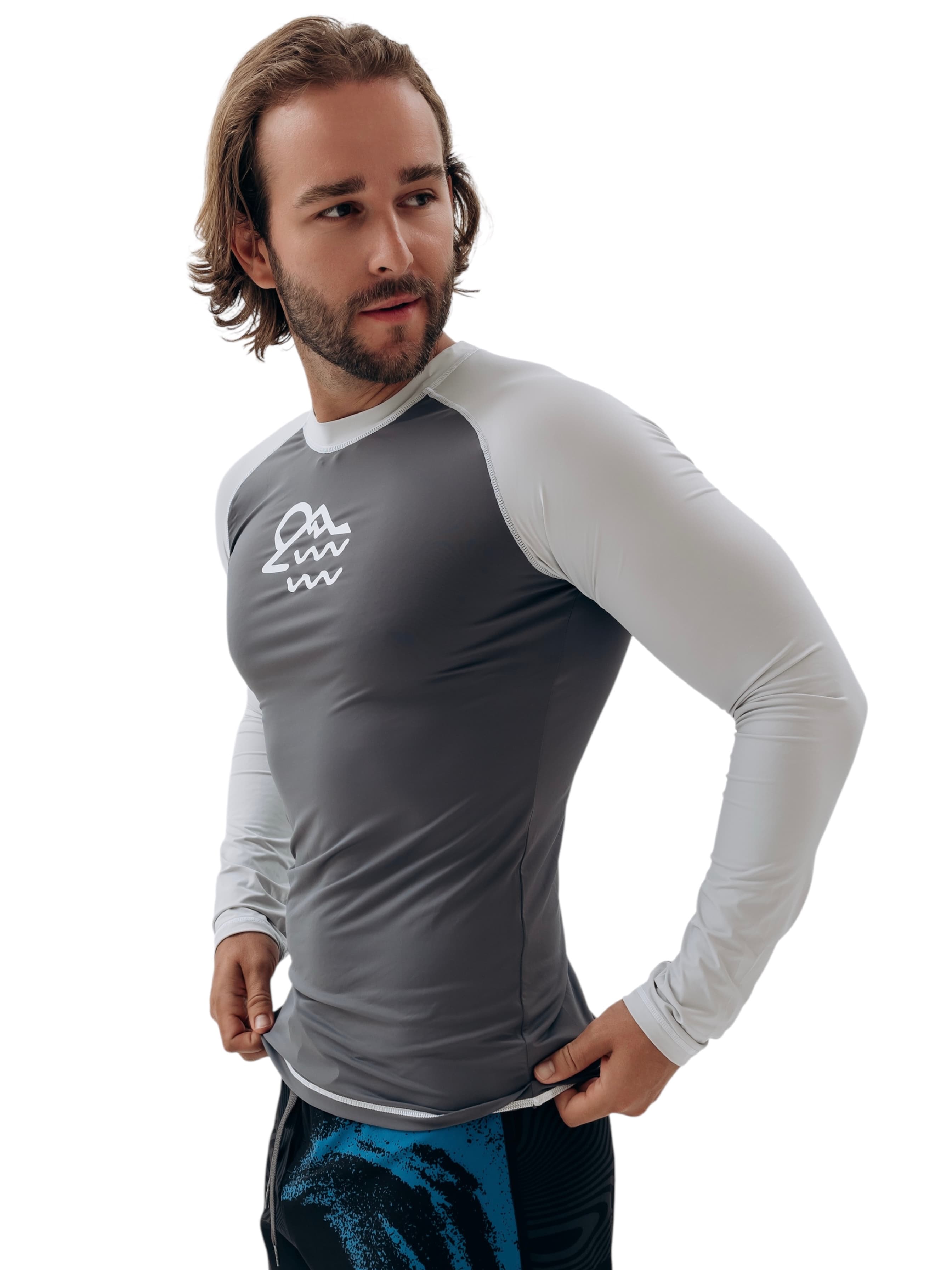 Гидромайка Long Sleeve серая