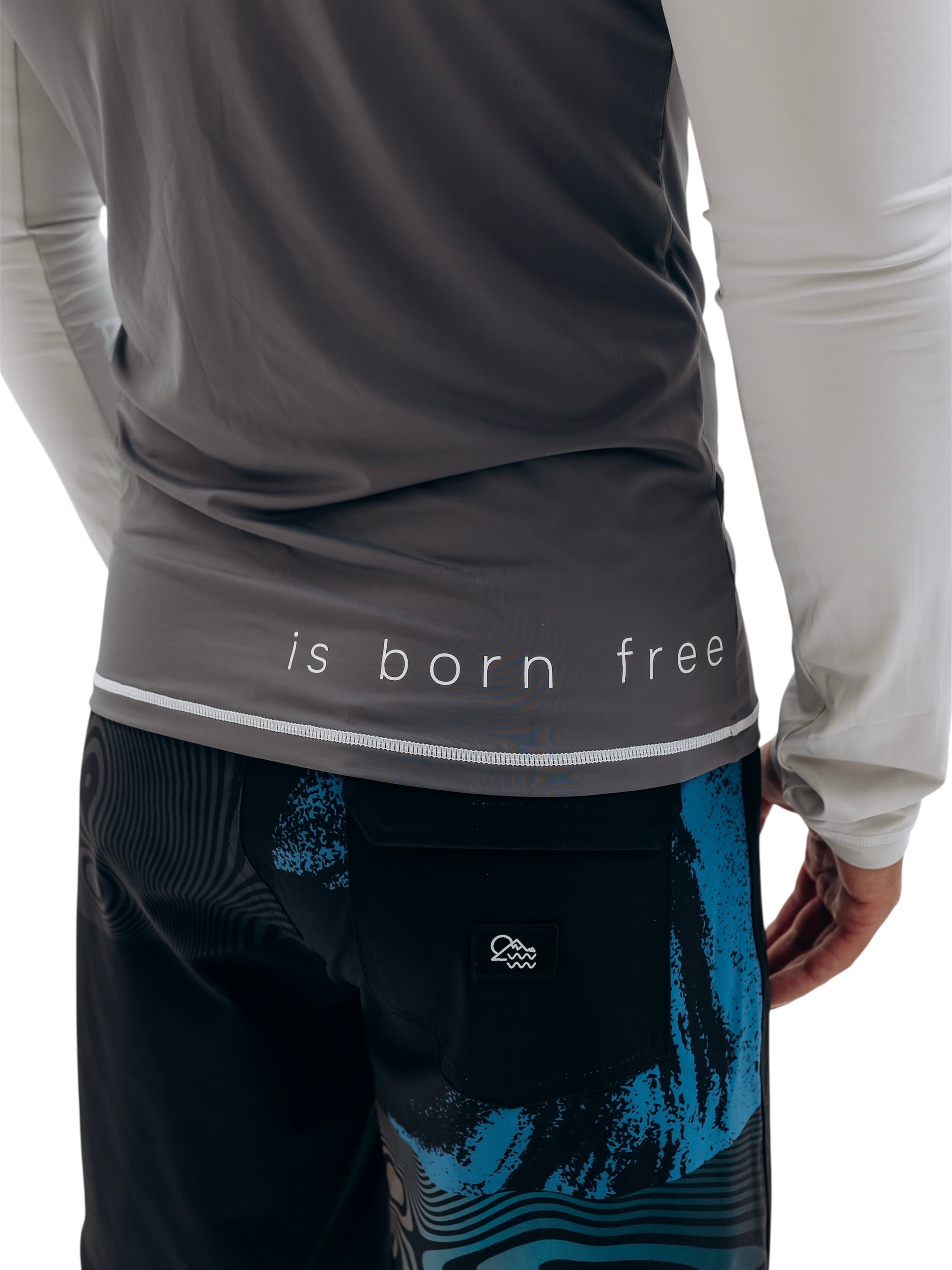 Гидромайка Long Sleeve серая